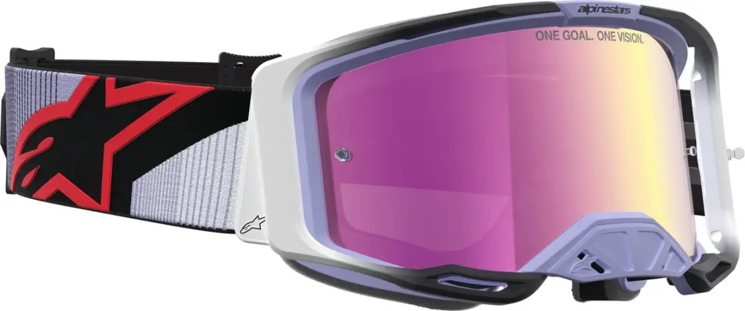 Alpinestars Vision 8 Maven Mirror Motocrossbril - Blauw/Paars - afbeelding 6 van 6