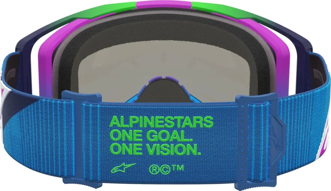 Alpinestars Vision 8 Maven Mirror Motocrossbril - Blauw/Paars
