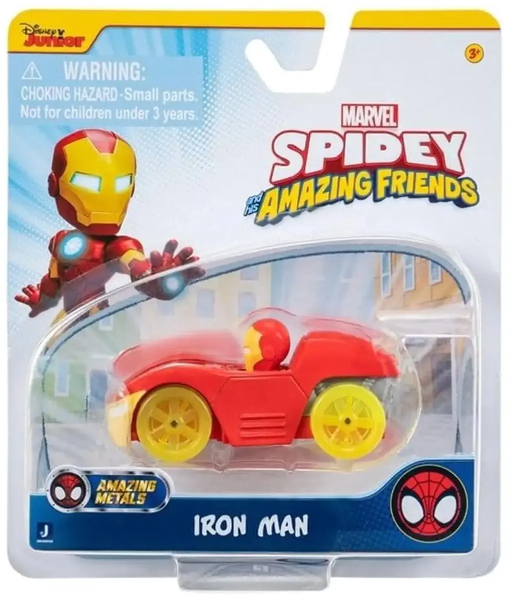 Hasbro Spidey Amazing Friends Iron Man Voertuig 7cm