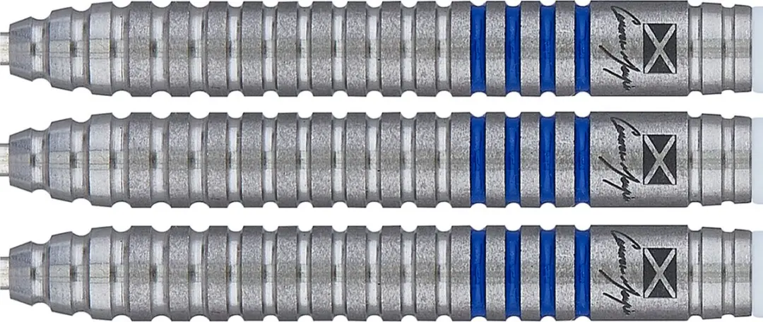 Unicorn Cameron Menzies Phase 2 Dartpijlen 90% - 3 Stuks - Blauw/Zilver