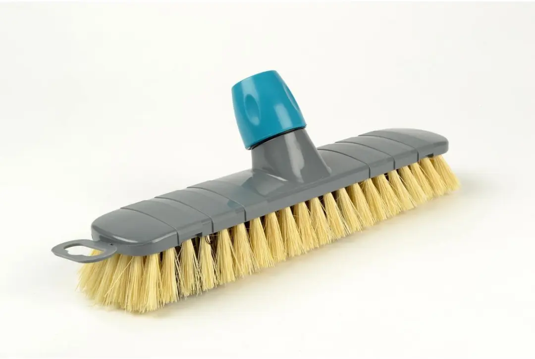 Linea Schrobborstel Tampico 30cm met Steelhouder - Meerkleurig