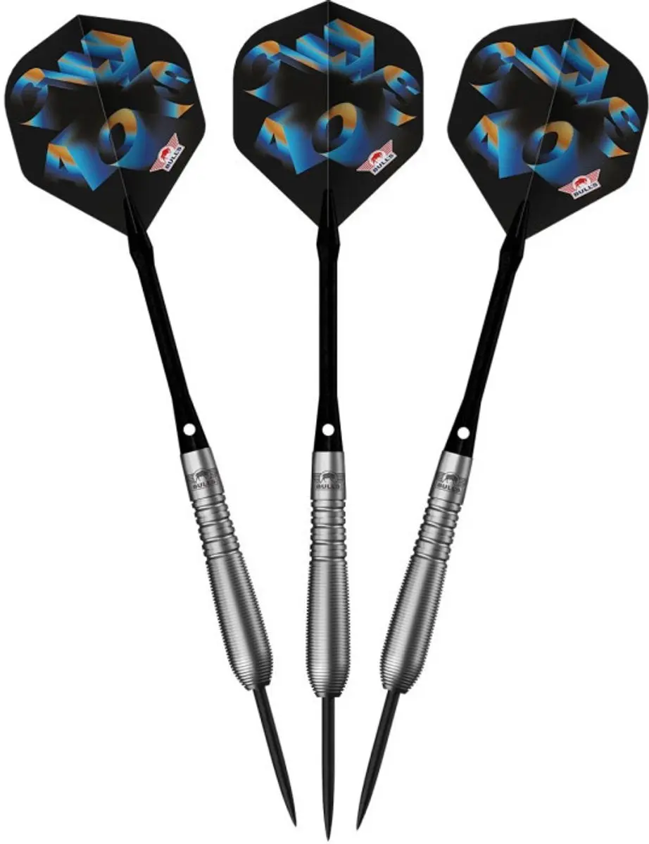 Bull's Chaos Blue 90% Dartpijlen - 3 Stuks