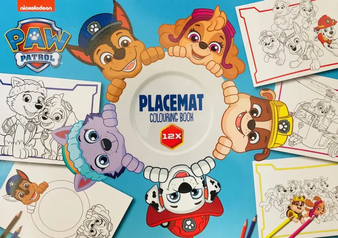 PAW Patrol Kleurboek Placemats