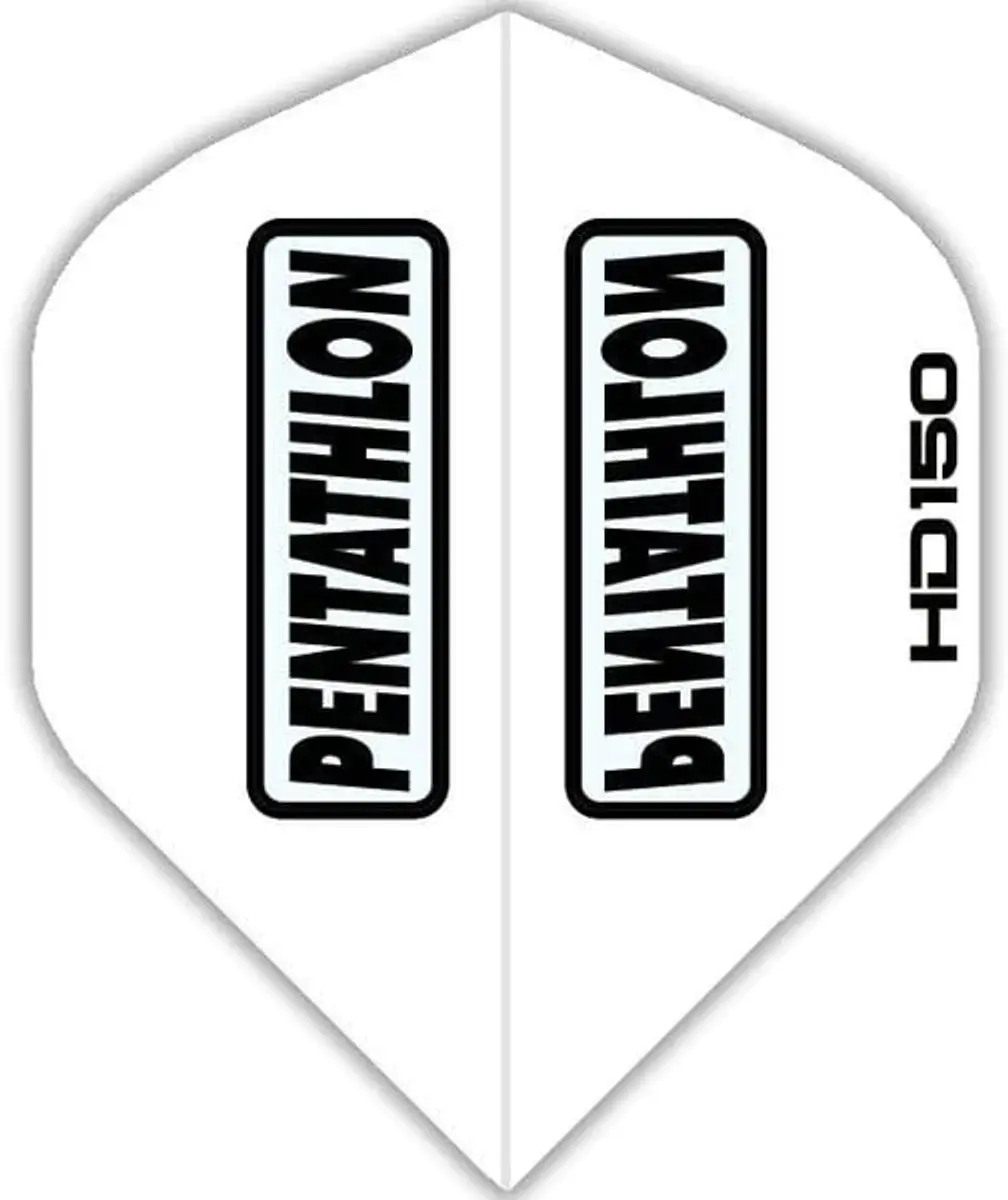 Pentathlon HD 150 Dart Flights - Wit - 3 Stuks