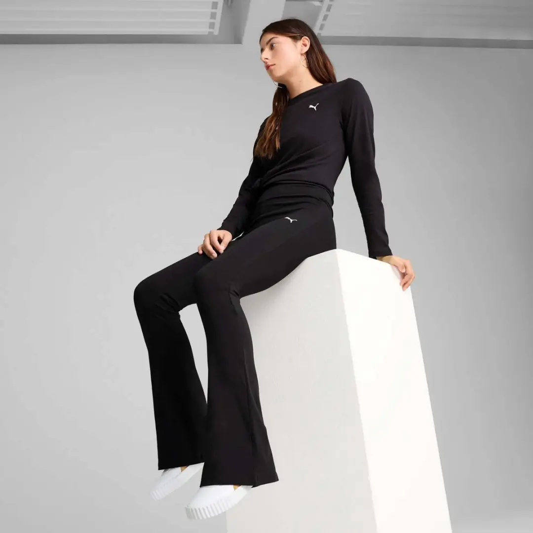PUMA Ess High-Waist Flared Leggings 631542-01 - XL - Zwart