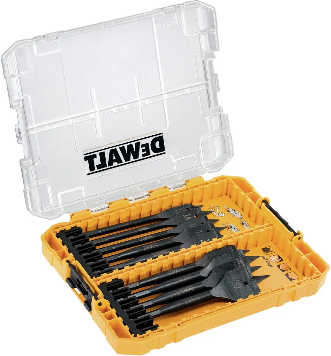 DeWalt DT70751 9-delige Speedboren Set - Metaal - 12-32mm