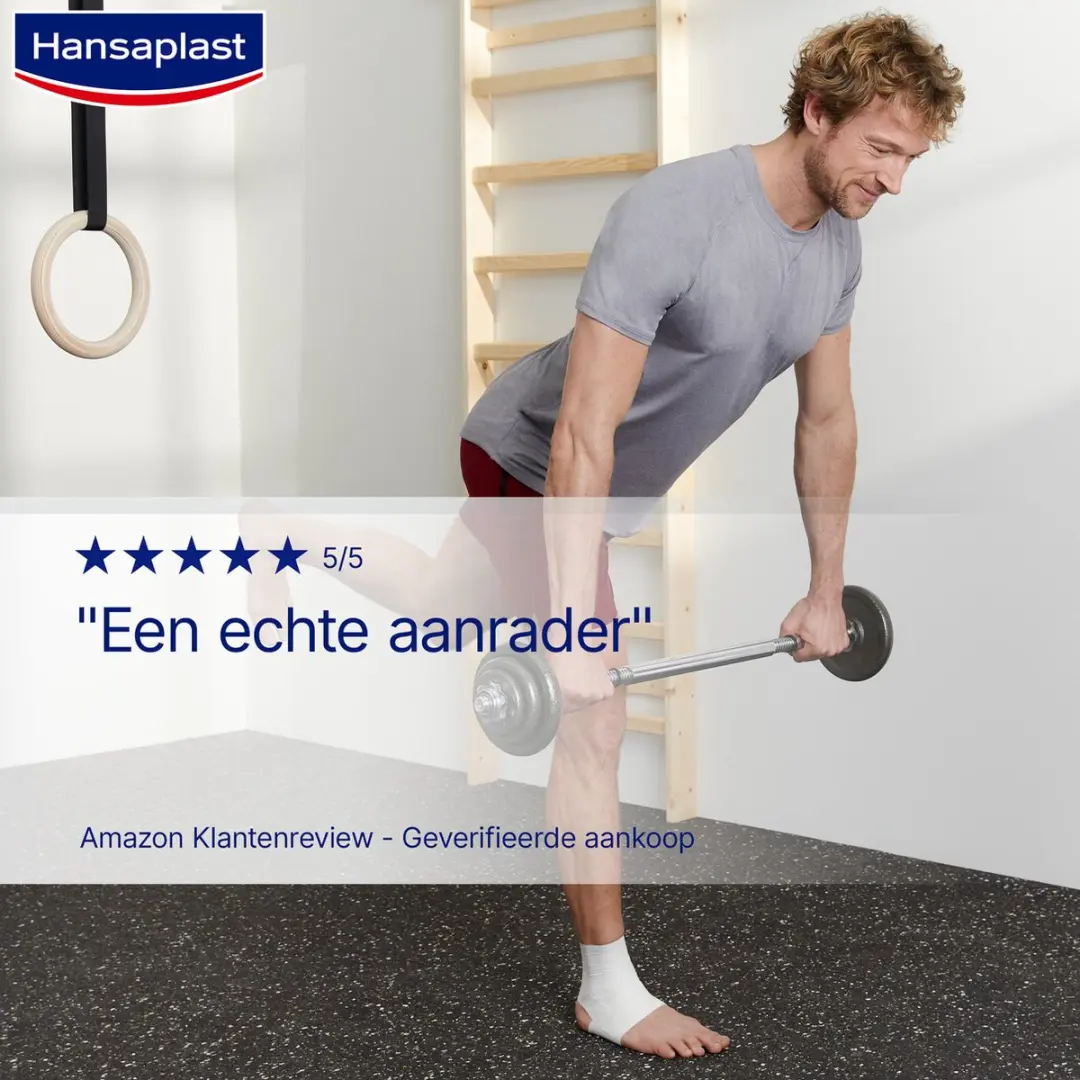 Hansaplast Stevige Sporttape 3,75cm x 10m - Wit
