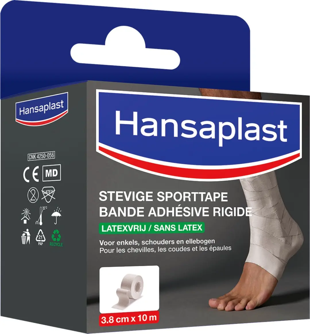 Hansaplast Stevige Sporttape 3,75cm x 10m - Wit
