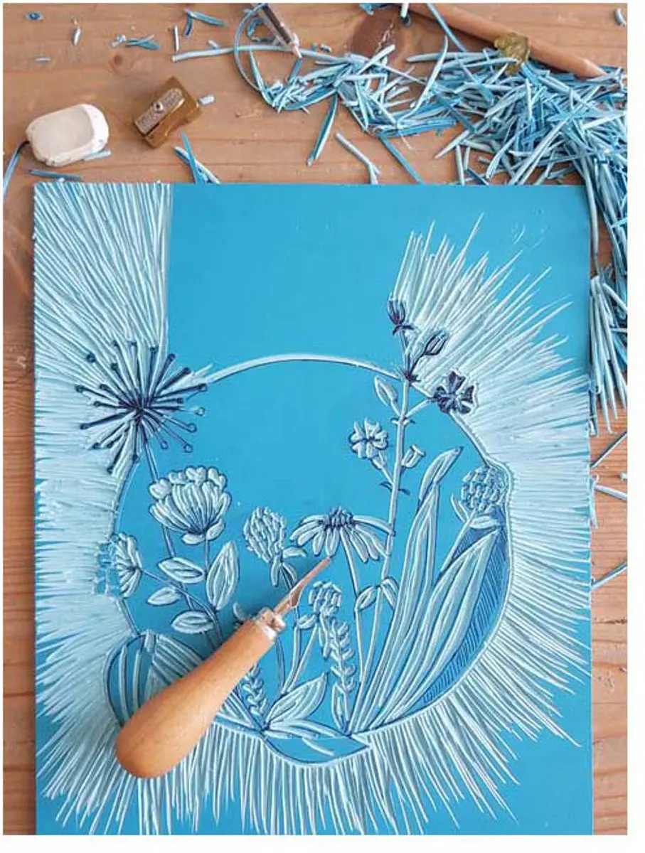 Talens Art Creation Lino Platen Zacht 23x30cm - Meerkleurig