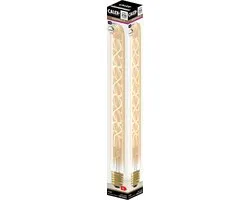Calex Filament Buis LED Lamp E27 3.8W - Goud - Dimbaar