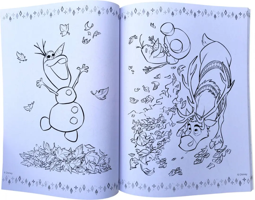 Disney Frozen Kleurboek met Stickers - 120 Pagina's - Multi