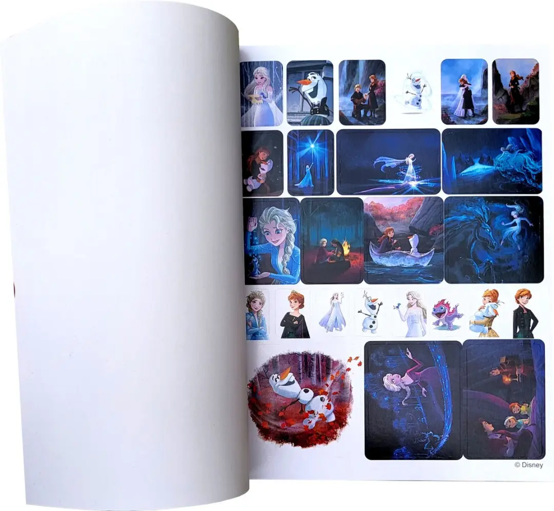 Disney Frozen Kleurboek met Stickers - 120 Pagina's - Multi