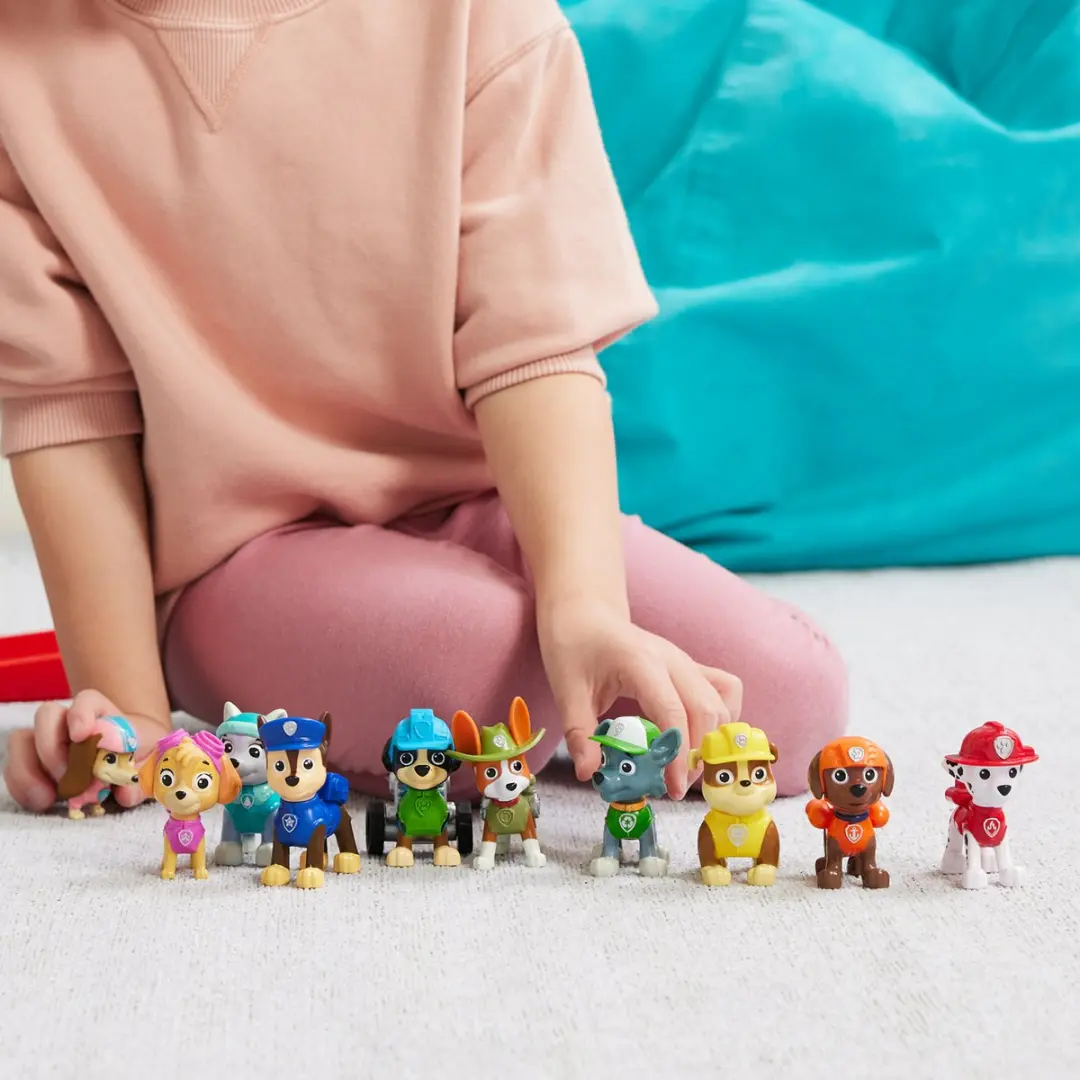 PAW Patrol 10e Verjaardag Speelfiguren Set - 10 Stuks - 6065255