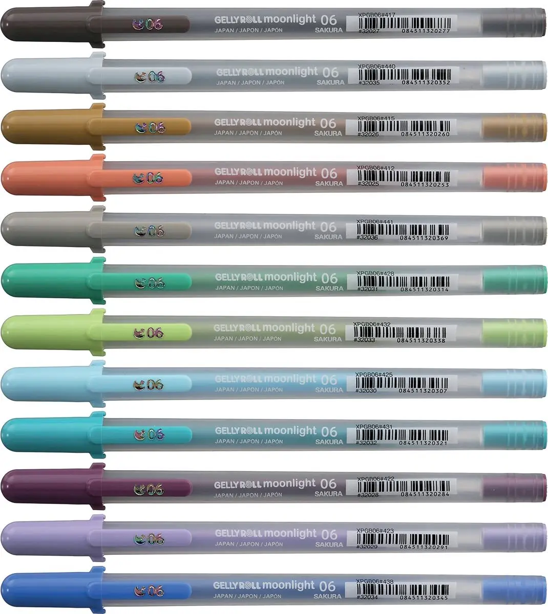 Sakura Gelly Rolls Moonlight 06 Cosmos - 12 Stuks - afbeelding 6 van 6