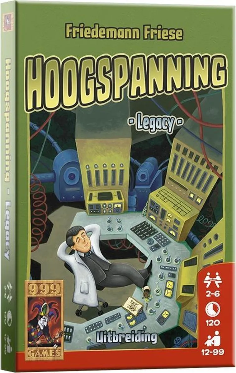 999 Games Hoogspanning Legacy Bordspel 999-HOO10