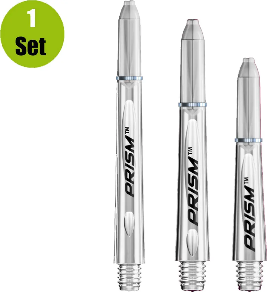 Winmau Prism Shaft Clear 7015-103 Dart Shafts - 3 Stuks