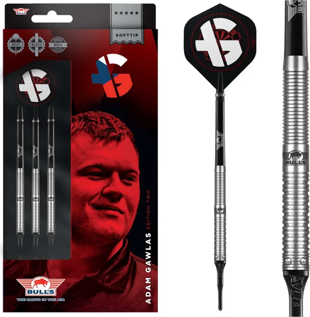 Bull's Adam Gawlas 90% Tungsten Edition 2 Dartpijlen