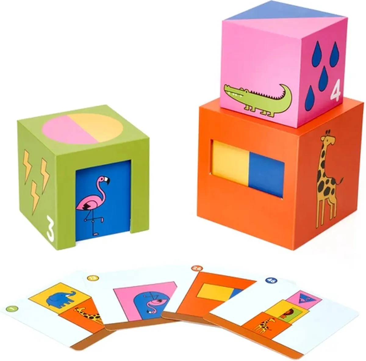 SmartGames Peek-a-Zoo - 48 Puzzels - 5 Stukken - Meerkleurig
