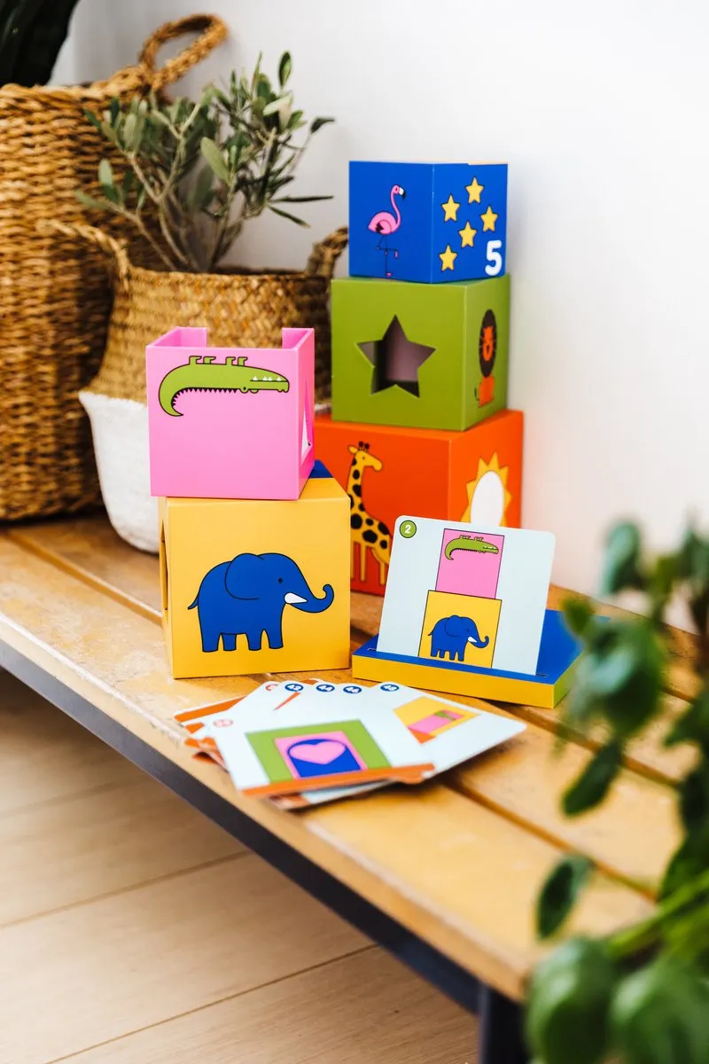 SmartGames Peek-a-Zoo - 48 Puzzels - 5 Stukken - Meerkleurig