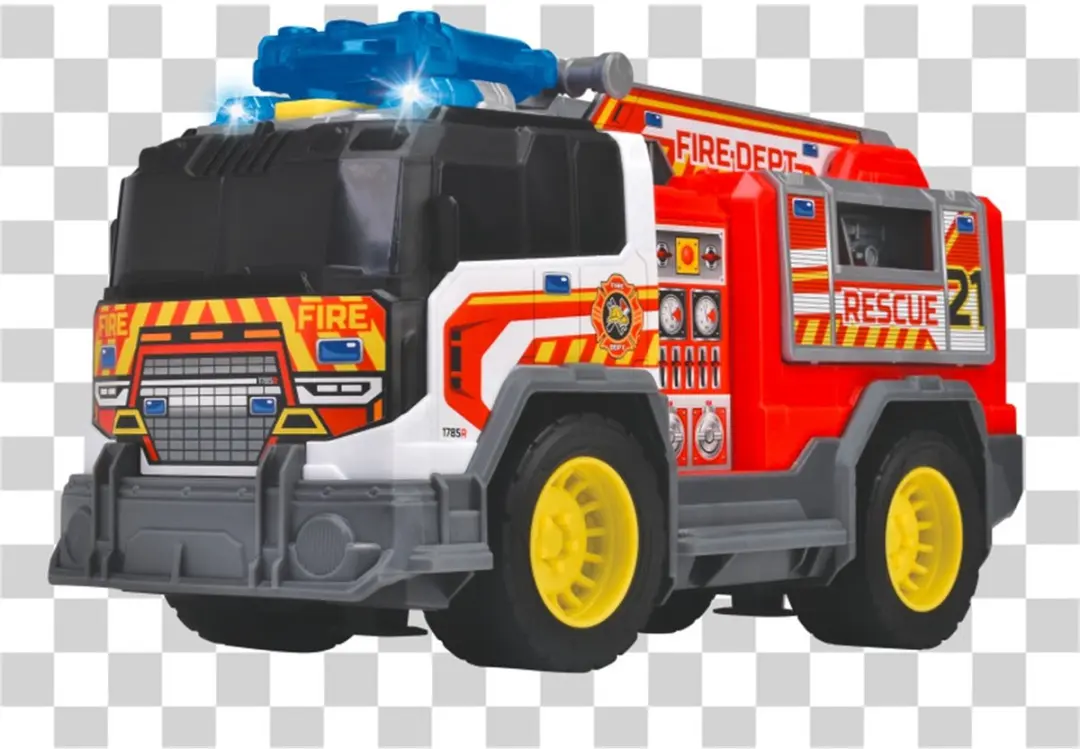 Dickie Toys Brandweerwagen met Opvouwbare Ladder - 203306020