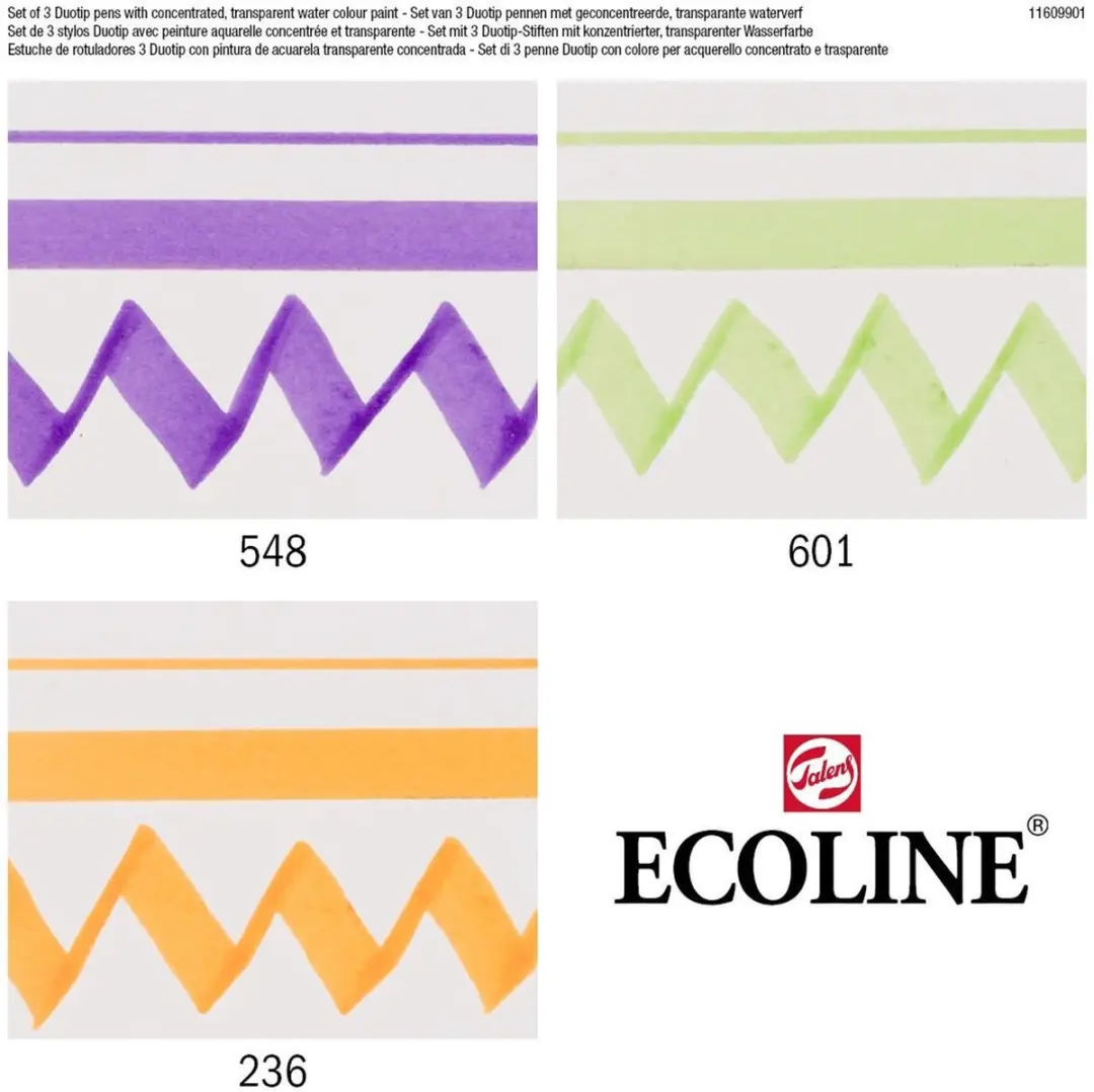 Ecoline Duotip Marker Set Secundair - 3 Stuks - afbeelding 6 van 6