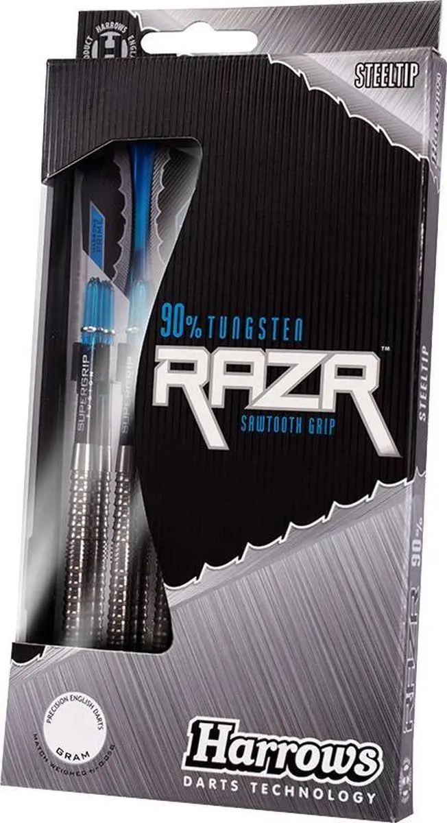 Harrows RAZR 90% Tungsten 21gr - 3 Stuks - Zilver - afbeelding 6 van 6