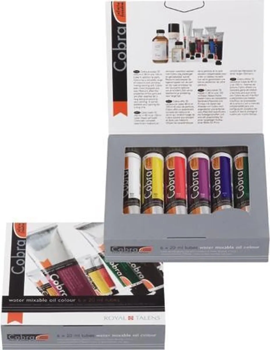 Cobra Artist Olieverf Proefpakket 6x20ml - Assorti