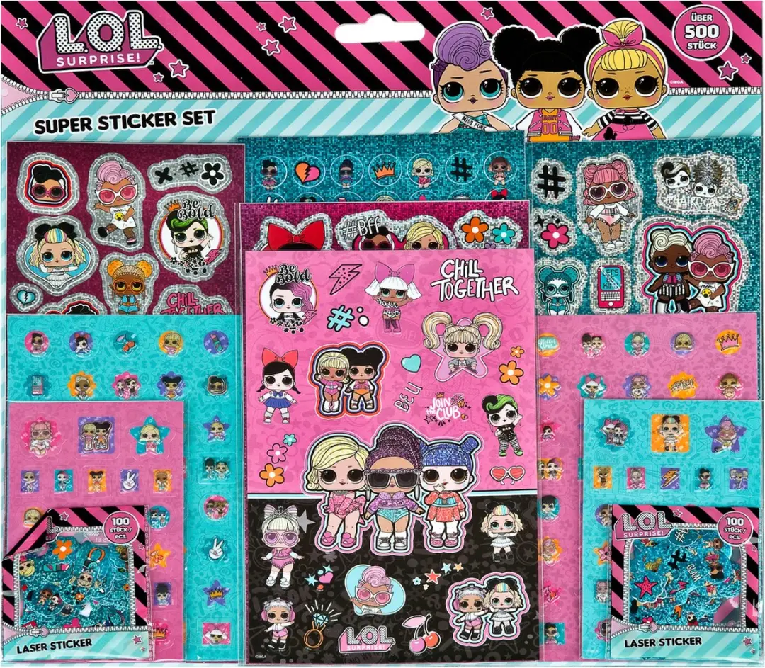 LOL Super Sticker Set