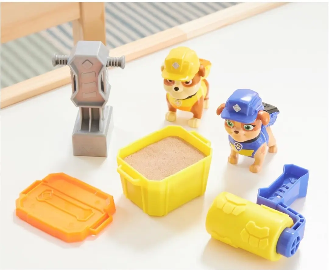 Spin Master Rubble & Crew Mix Build-It Set 6066686 - 85g Speelzand - 2 Stuks Gereedschap - Meerkleurig
