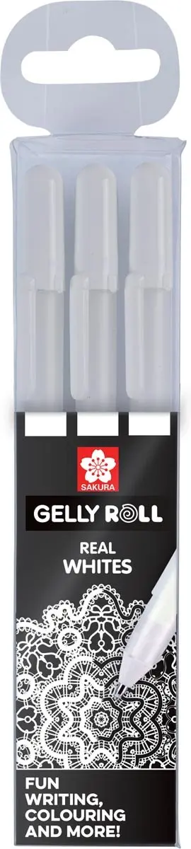 Sakura Gelly Roll Classic 08 Witte Gelstiften - 6 Stuks