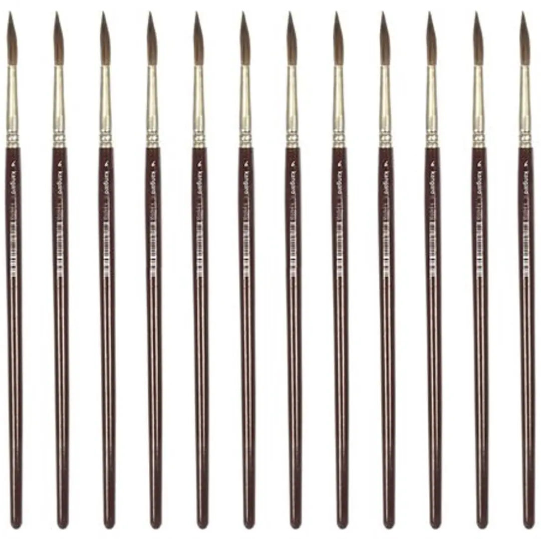 Kangaro Ronde Penseel M6 - 12 Stuks