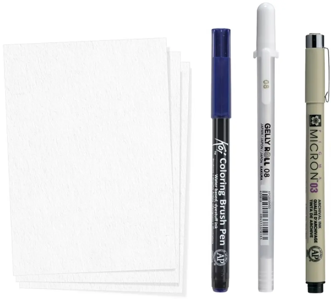 Sakura Creative Kit Grote Golf van Kanagawa - Blauw/Zwart