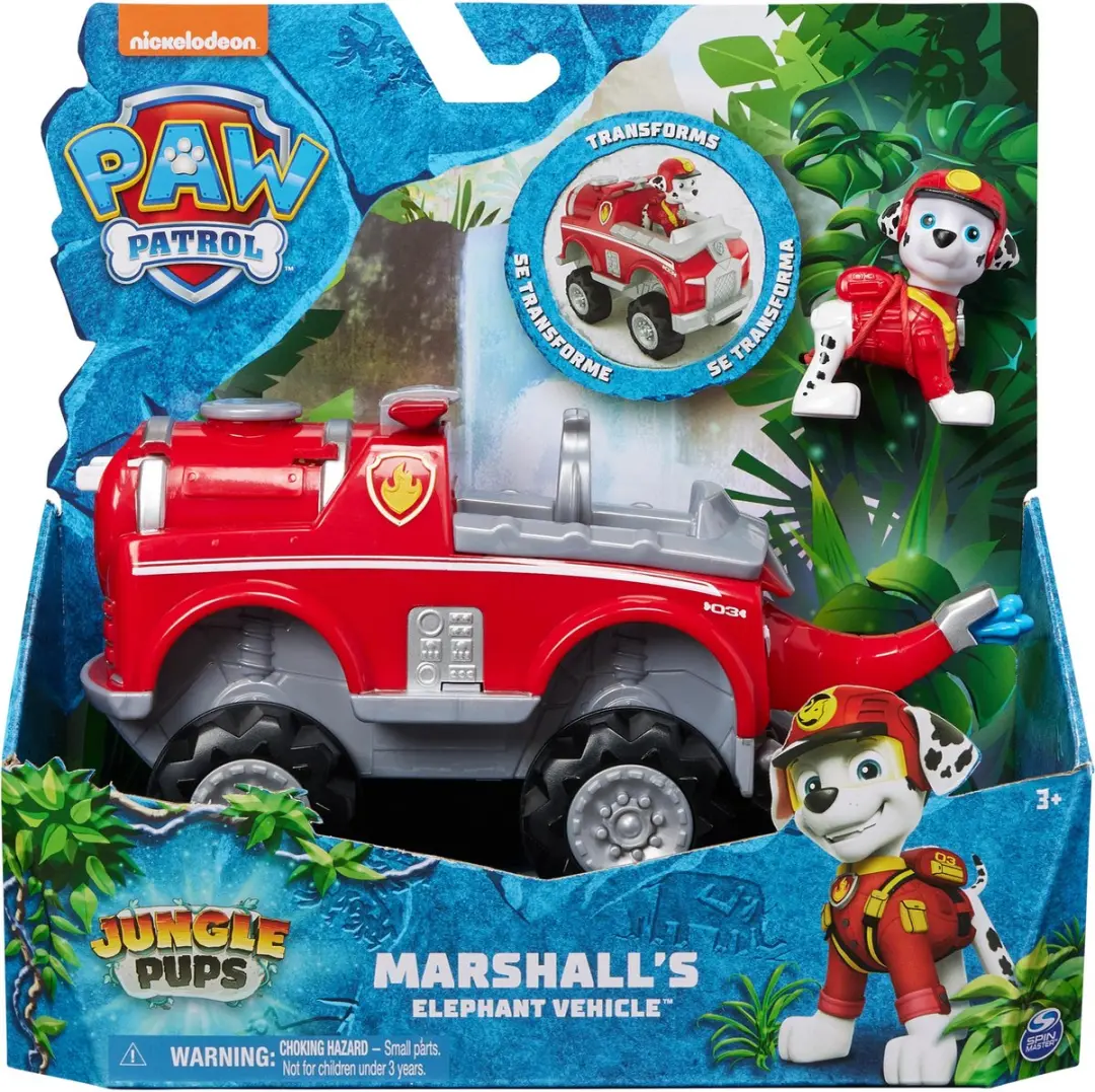 PAW Patrol Jungle Pups Marshall Olifant Voertuig 6067759