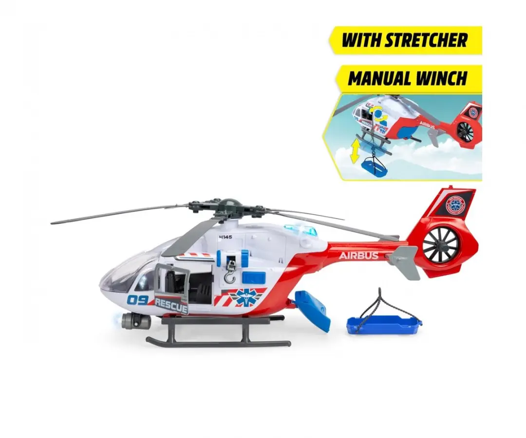 Dickie Toys Airbus H145 Speelgoedhelikopter - Licht & Geluid - Multicolor