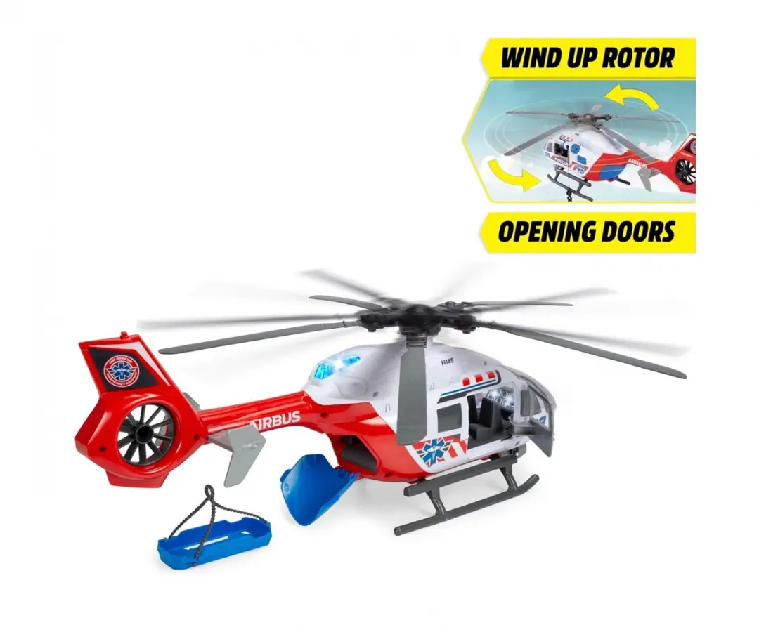 Dickie Toys Airbus H145 Speelgoedhelikopter - Licht & Geluid - Multicolor