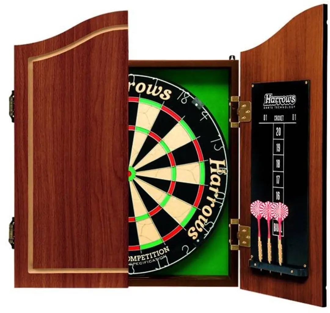 Harrows Pro’s Choice Complete Set - Sisal Dartbord & Darts - Multicolor - afbeelding 6 van 6