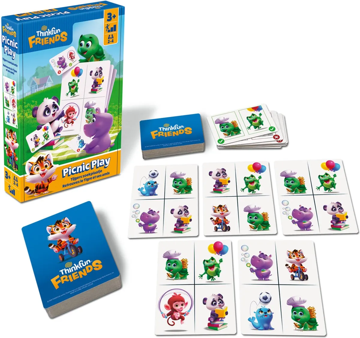 Ravensburger ThinkFun Friends Picnic Play Breinbreker 76659 - 1-4 Spelers