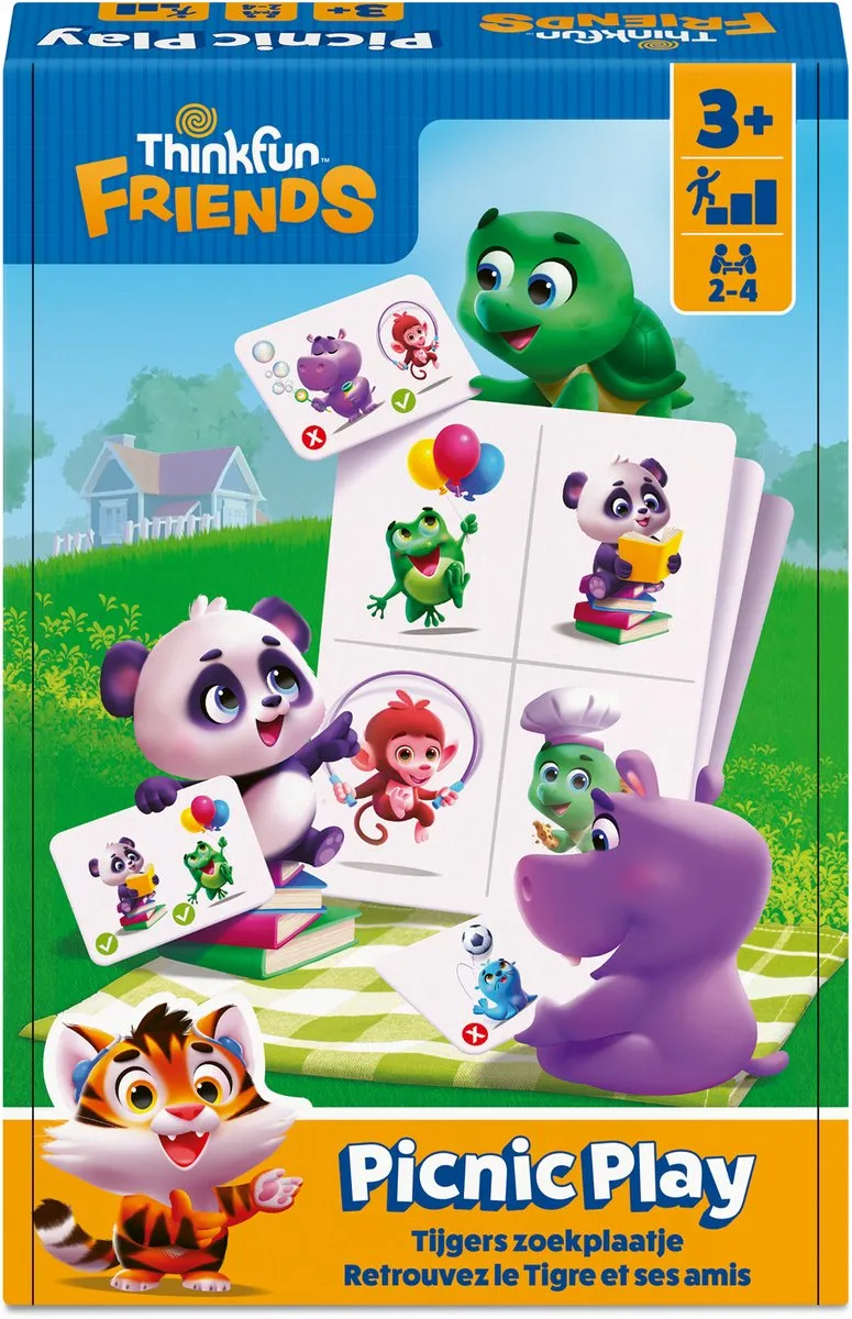 Ravensburger ThinkFun Friends Picnic Play Breinbreker 76659 - 1-4 Spelers