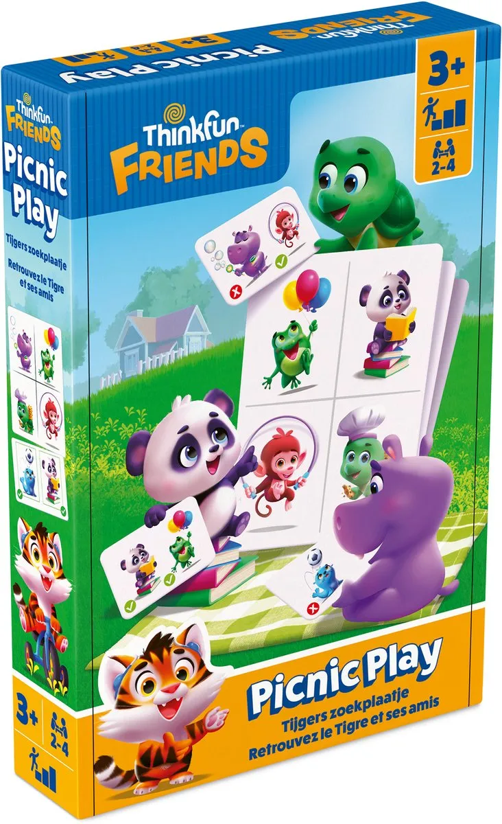 Ravensburger ThinkFun Friends Picnic Play Breinbreker 76659 - 1-4 Spelers