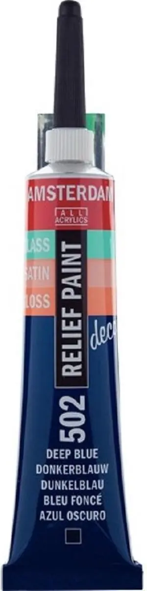 Talens Amsterdam Relief Verf 20ml - Donkerblauw