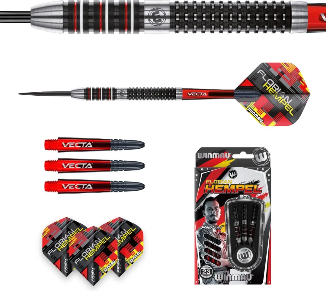 Winmau Florian Hempel 90% Dartpijlen - 3 Stuks
