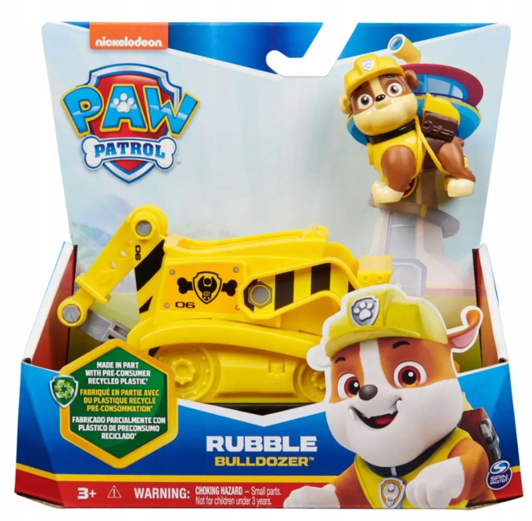 PAW Patrol Rubble Bulldozer - Geel