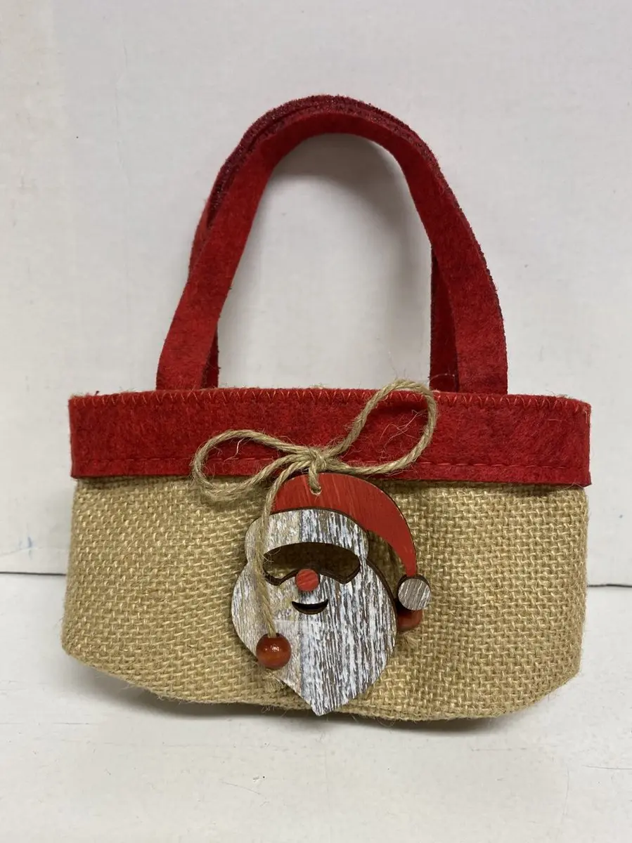 Impuls Kerst Tasjes Set - Kerstman & Sneeuwpop - 2 Stuks