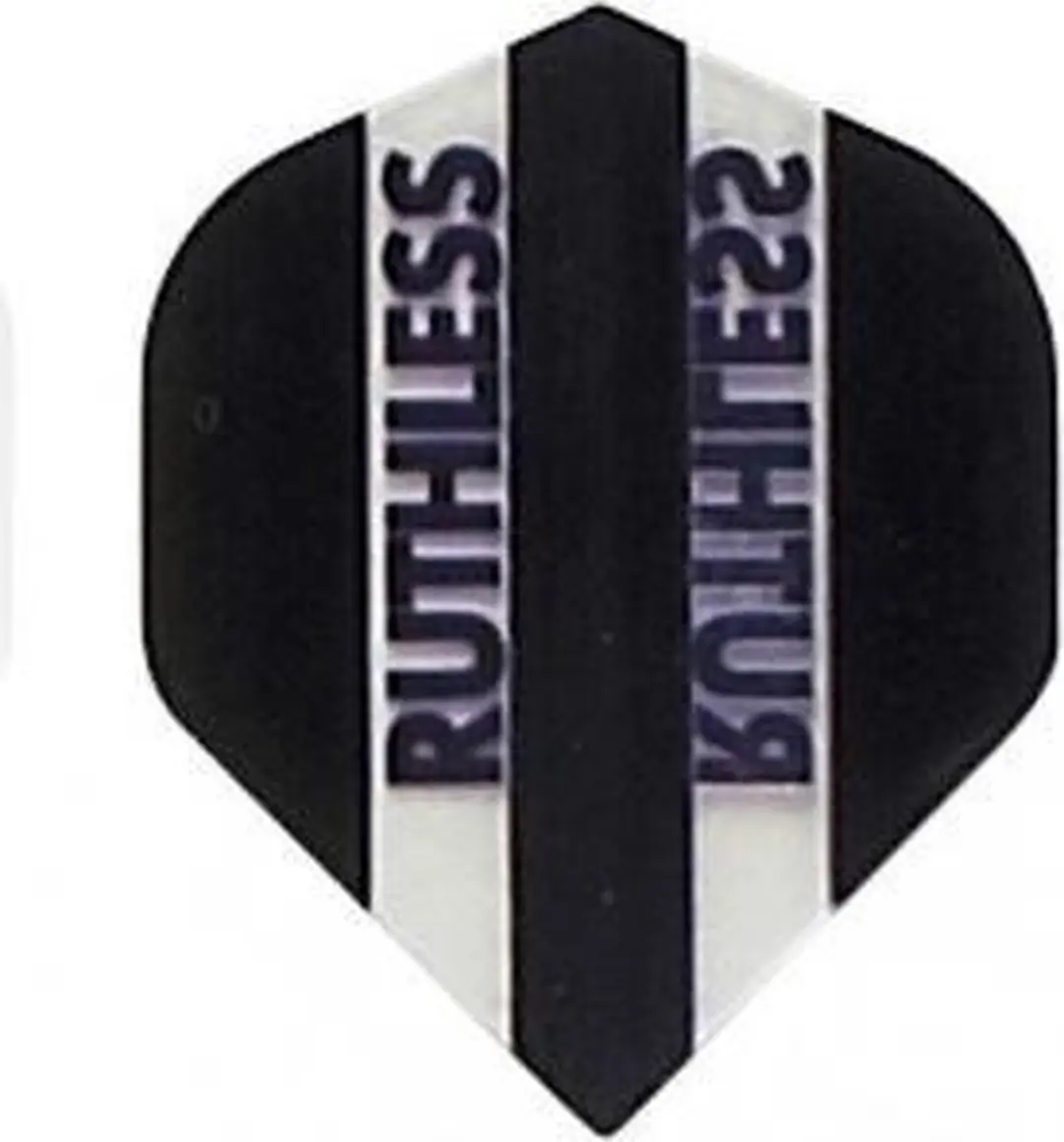 Ruthless Transparant Black Dart Flights F3526