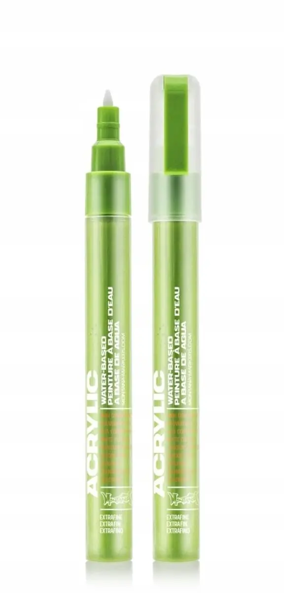 Montana ACRYLIC Marker 0.7mm Shock Green Light - afbeelding 2 van 3