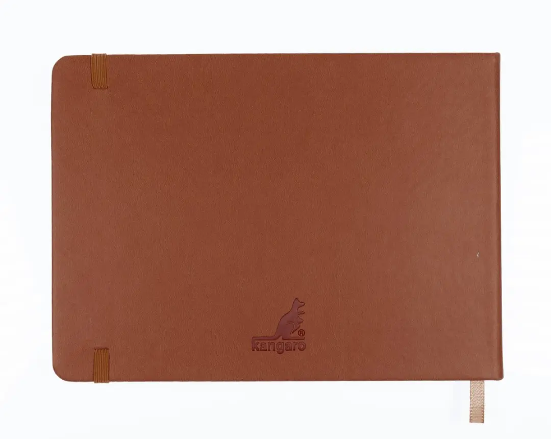 Kangaro K-861237 Schetsboek A5 Landscape - Cognac - afbeelding 6 van 6