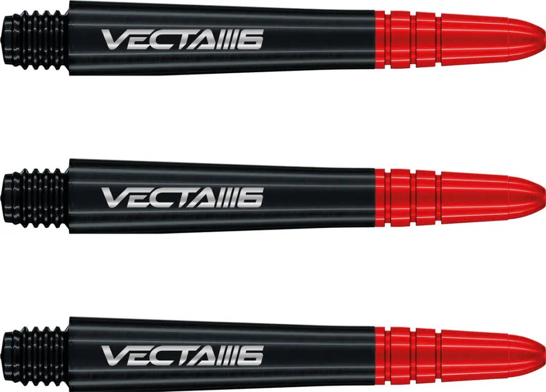 Winmau Vecta Blade 6 Dart Shafts 3 Stuks - Zwart