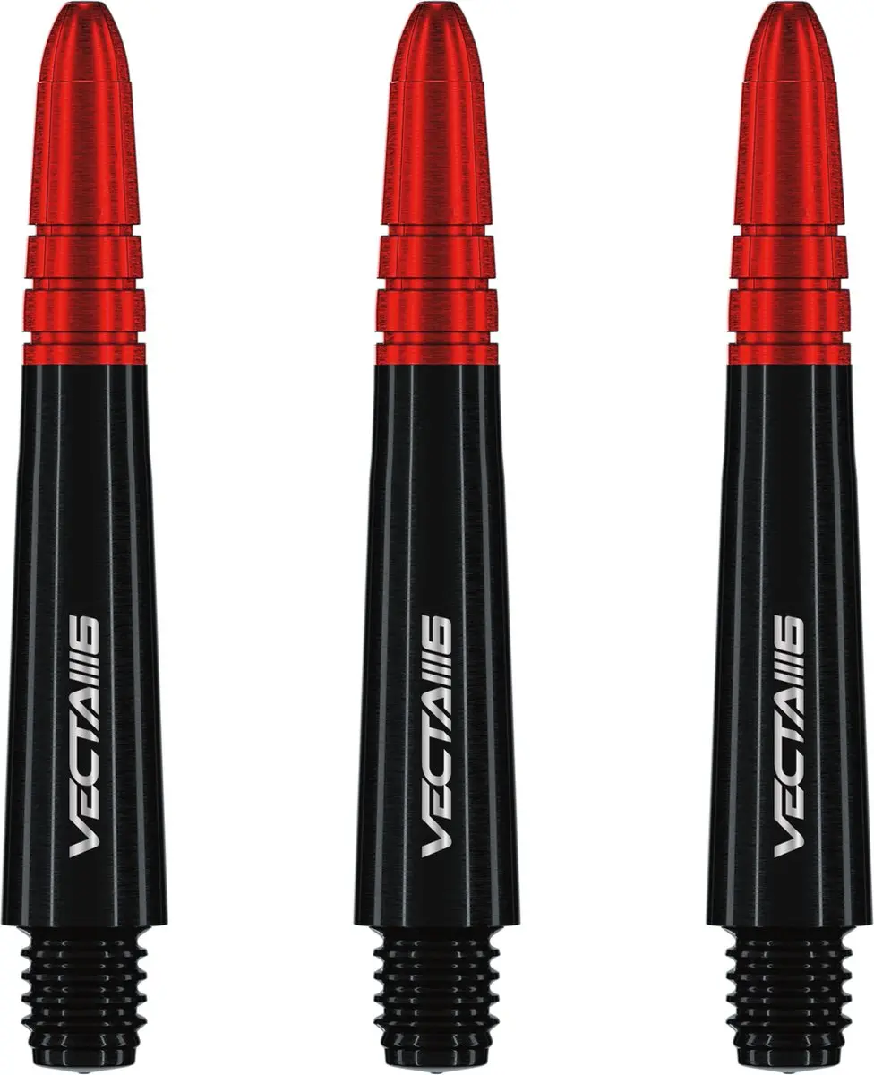 Winmau Vecta Blade 6 Dart Shafts 3 Stuks - Zwart