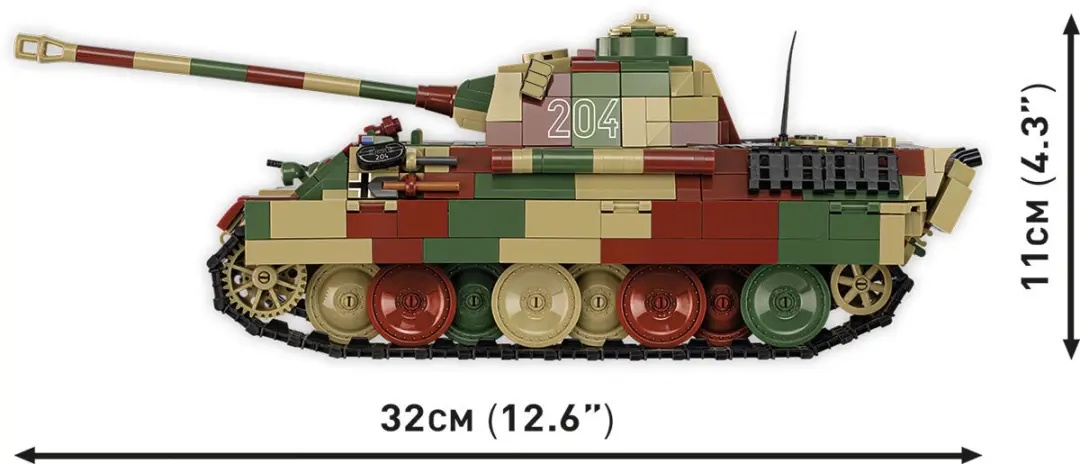 Cobi 2654A Pz Kpfw. V Panther Ausf. A - 1152 Stukken - Meerkleurig