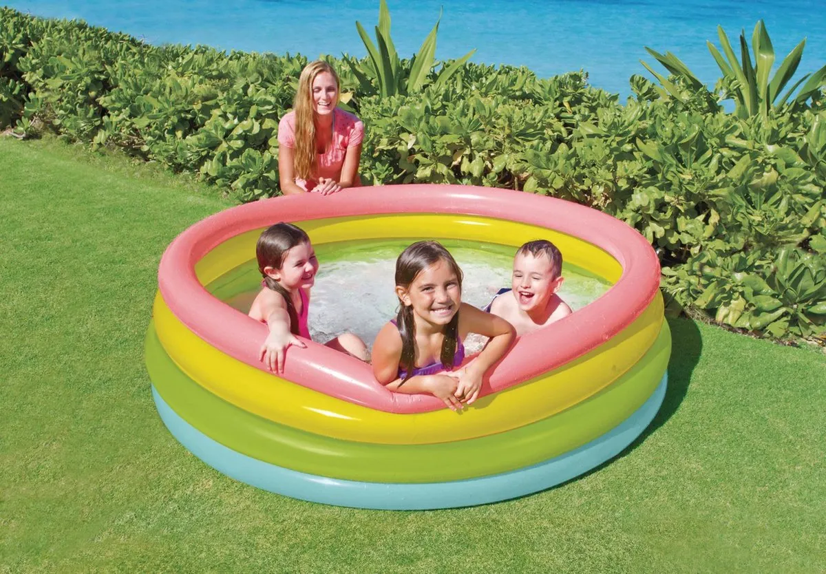 Intex Sunset Zwembad 168x46cm - Roze